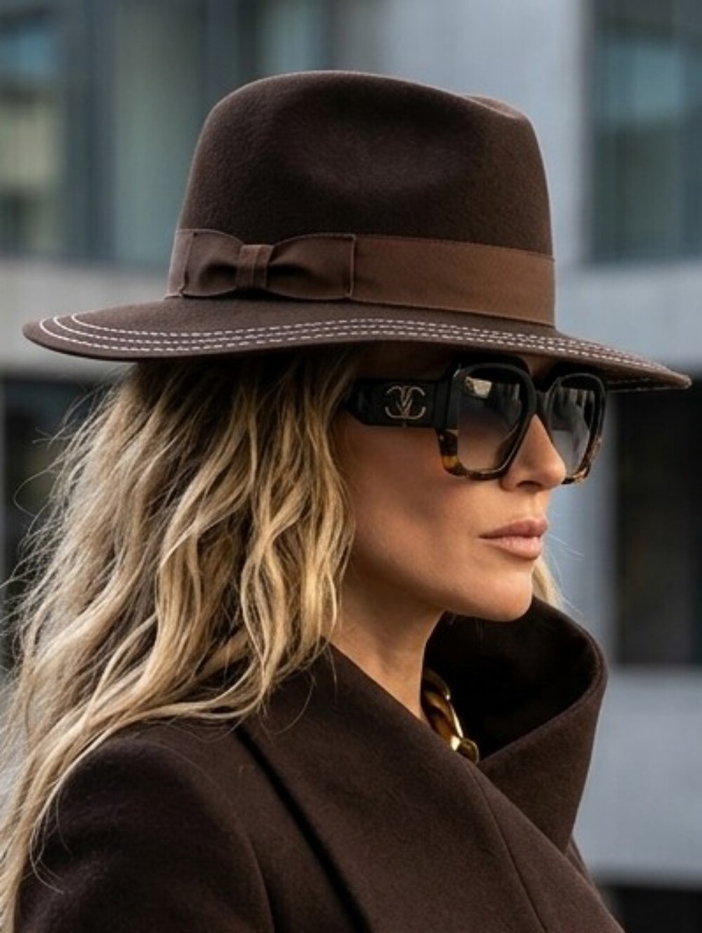 70's🦌Doeskin FELT 100% WOOL Elegant CHOCOLATE🍫Brown Fedora Hat